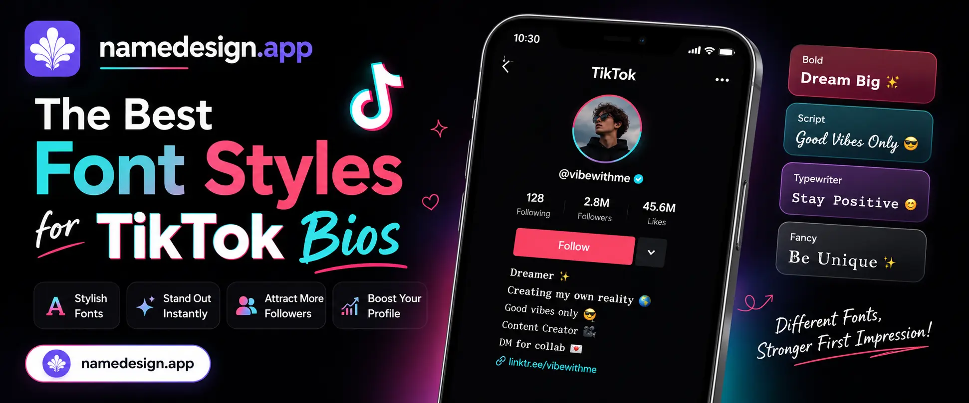 TikTok Bio Fonts